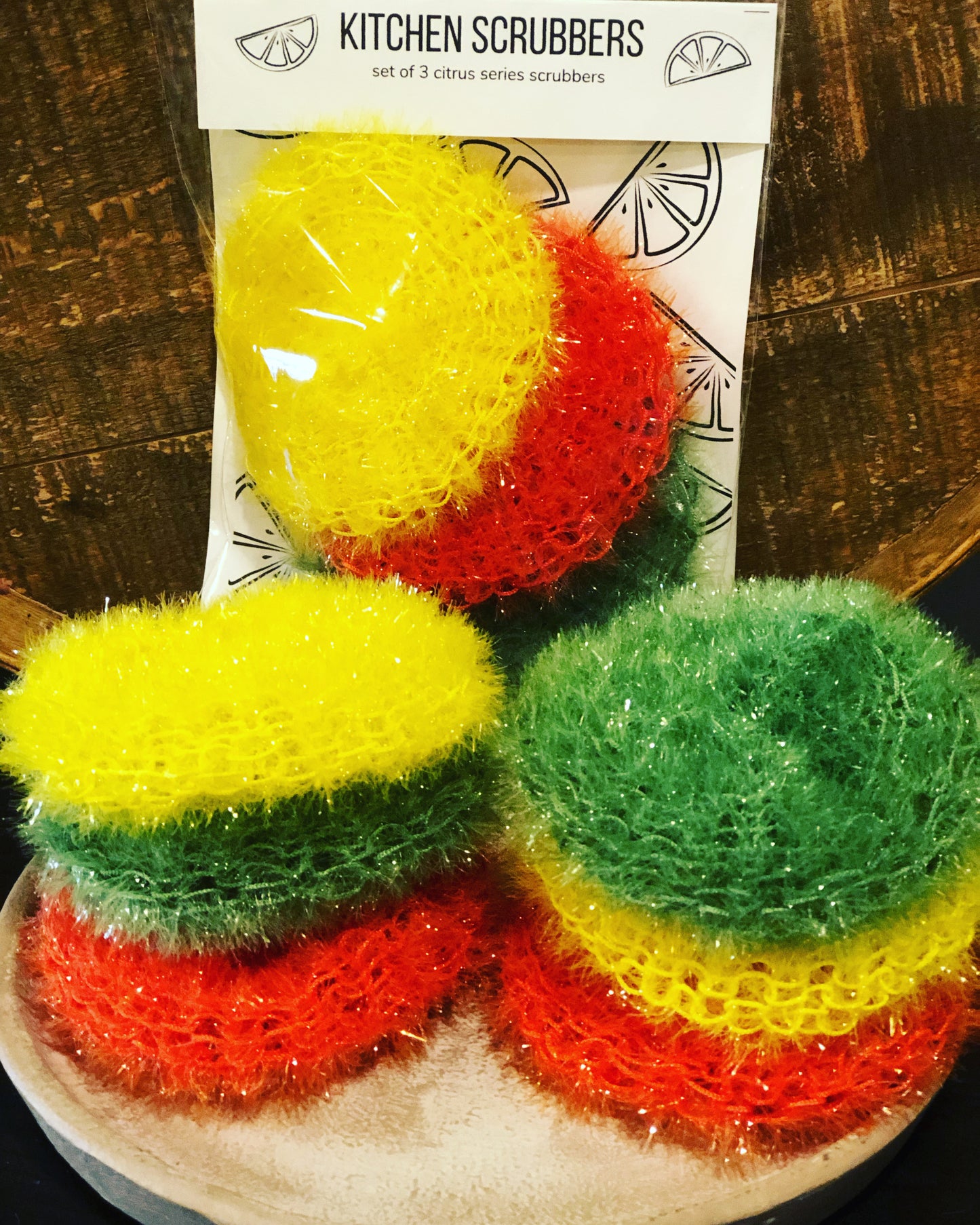 Knit Scrubbers