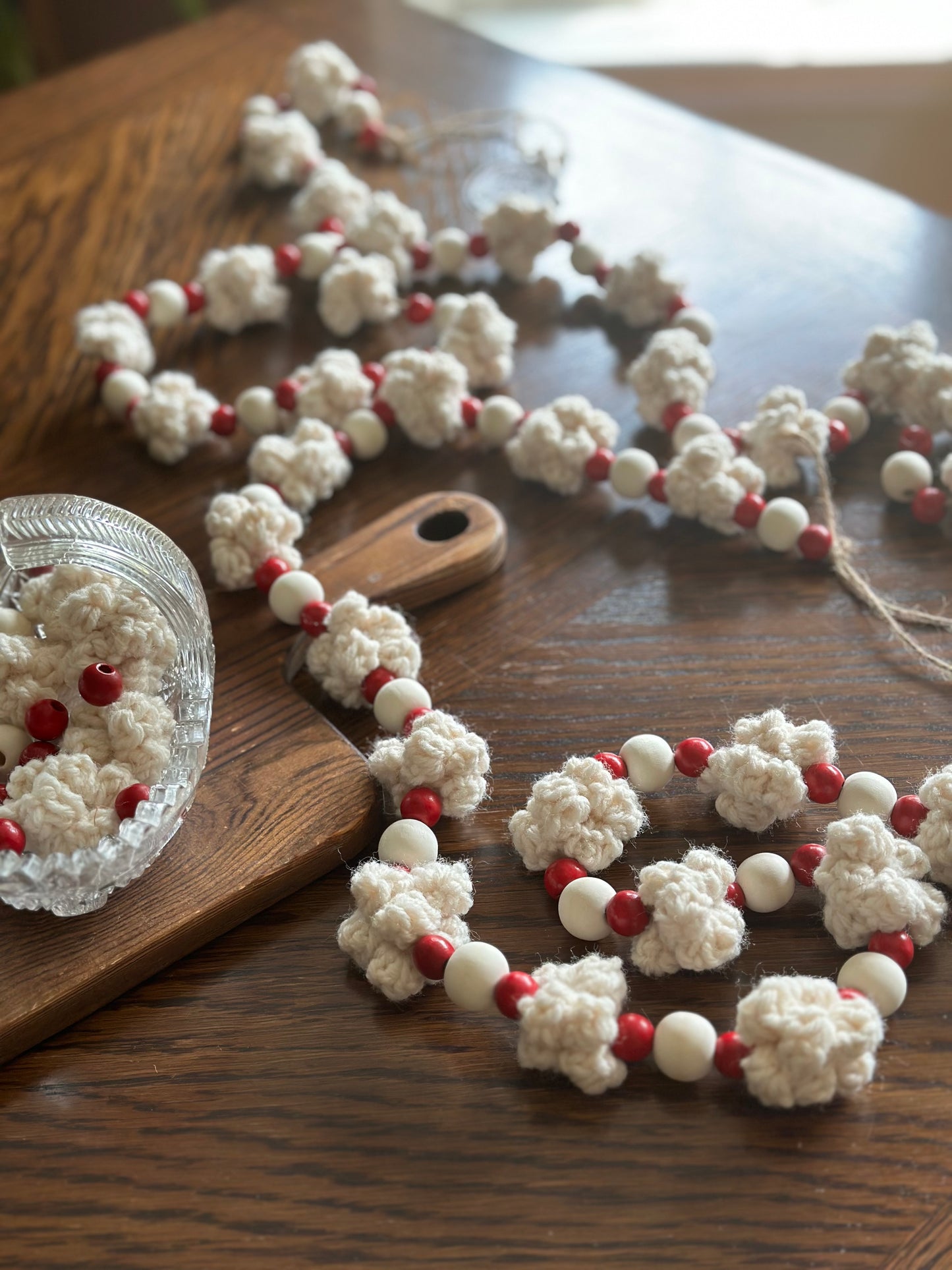 Crochet Popcorn Garland Guide