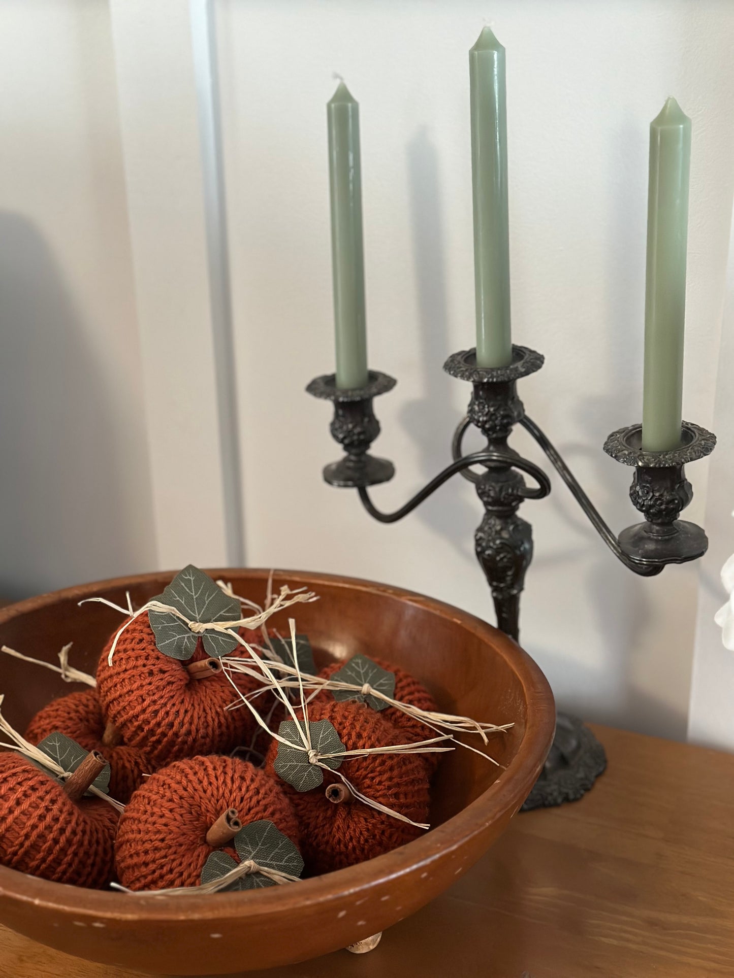orange pumpkin decor