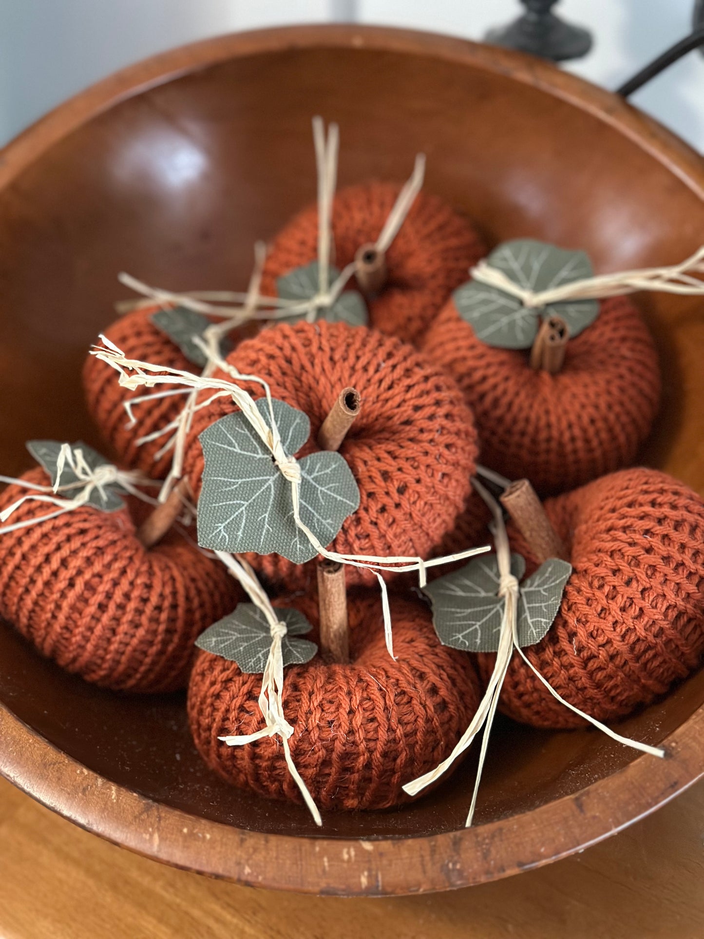orange pumpkin decor