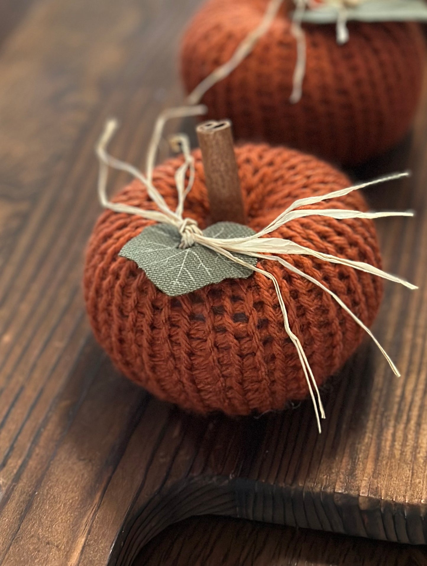 orange pumpkin decor