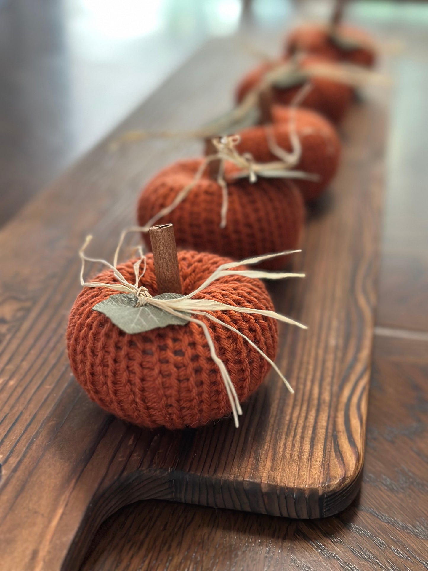 orange pumpkin decor