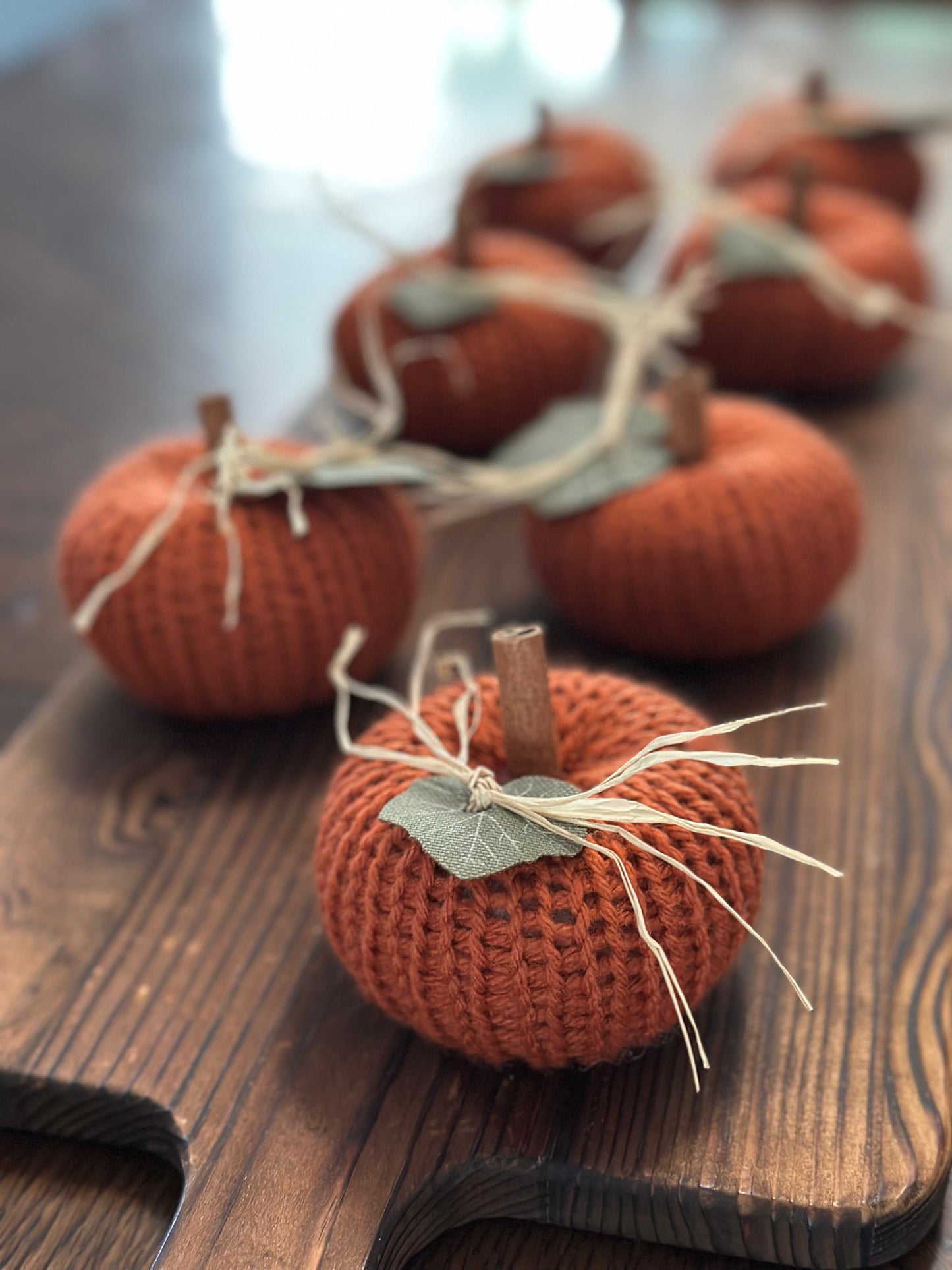 orange pumpkin decor