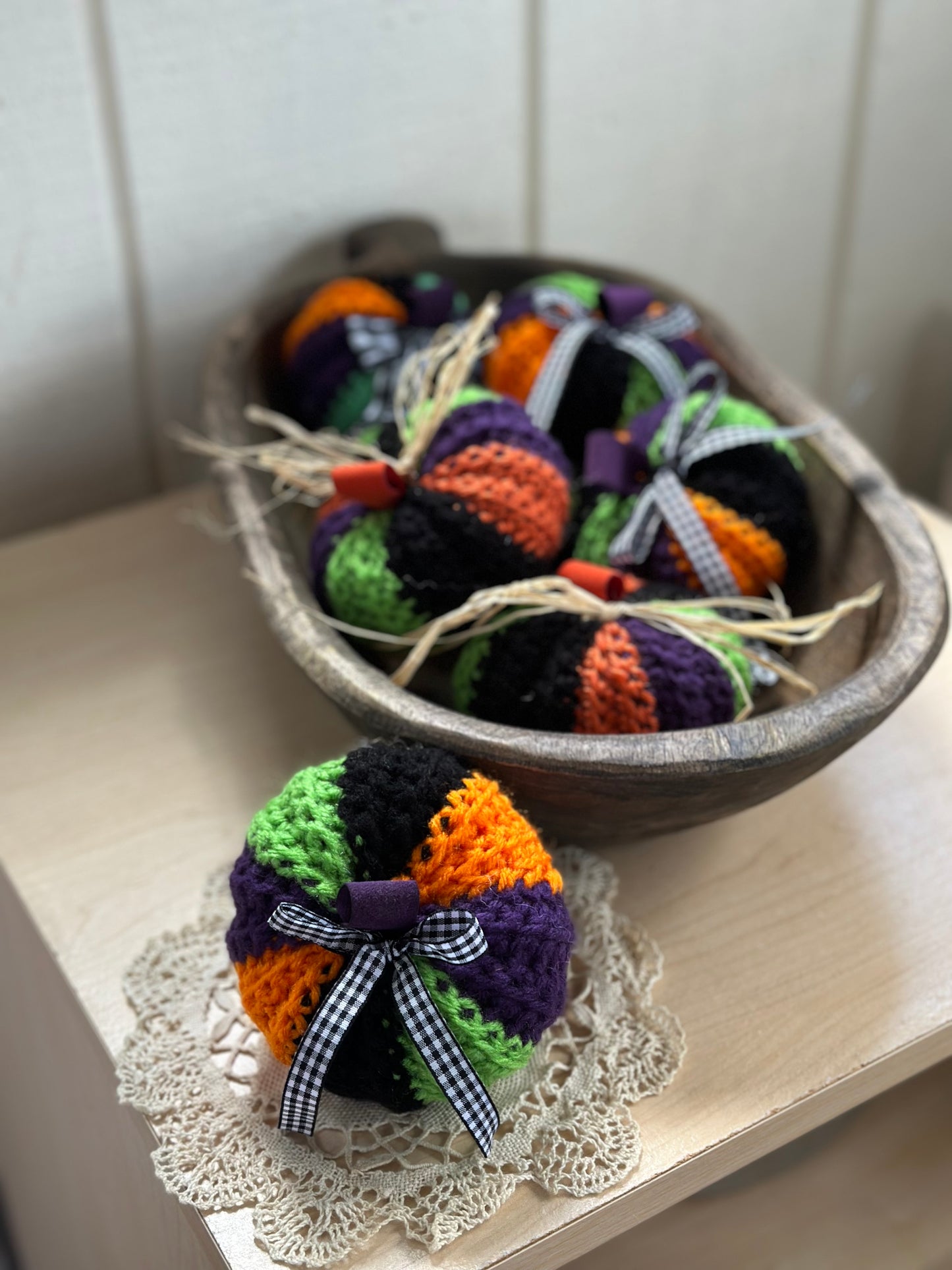 bright stripes pumpkin