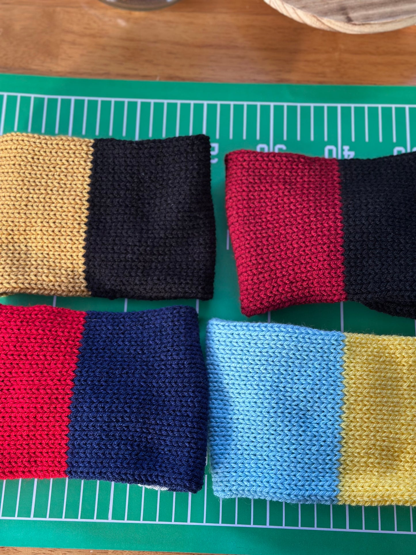 Handmade Knit Ear Wrap with Faux Twist (Copy) (Copy)