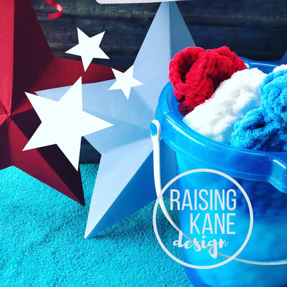 Reusable Crochet Water Balloons - Patriotic Playtime