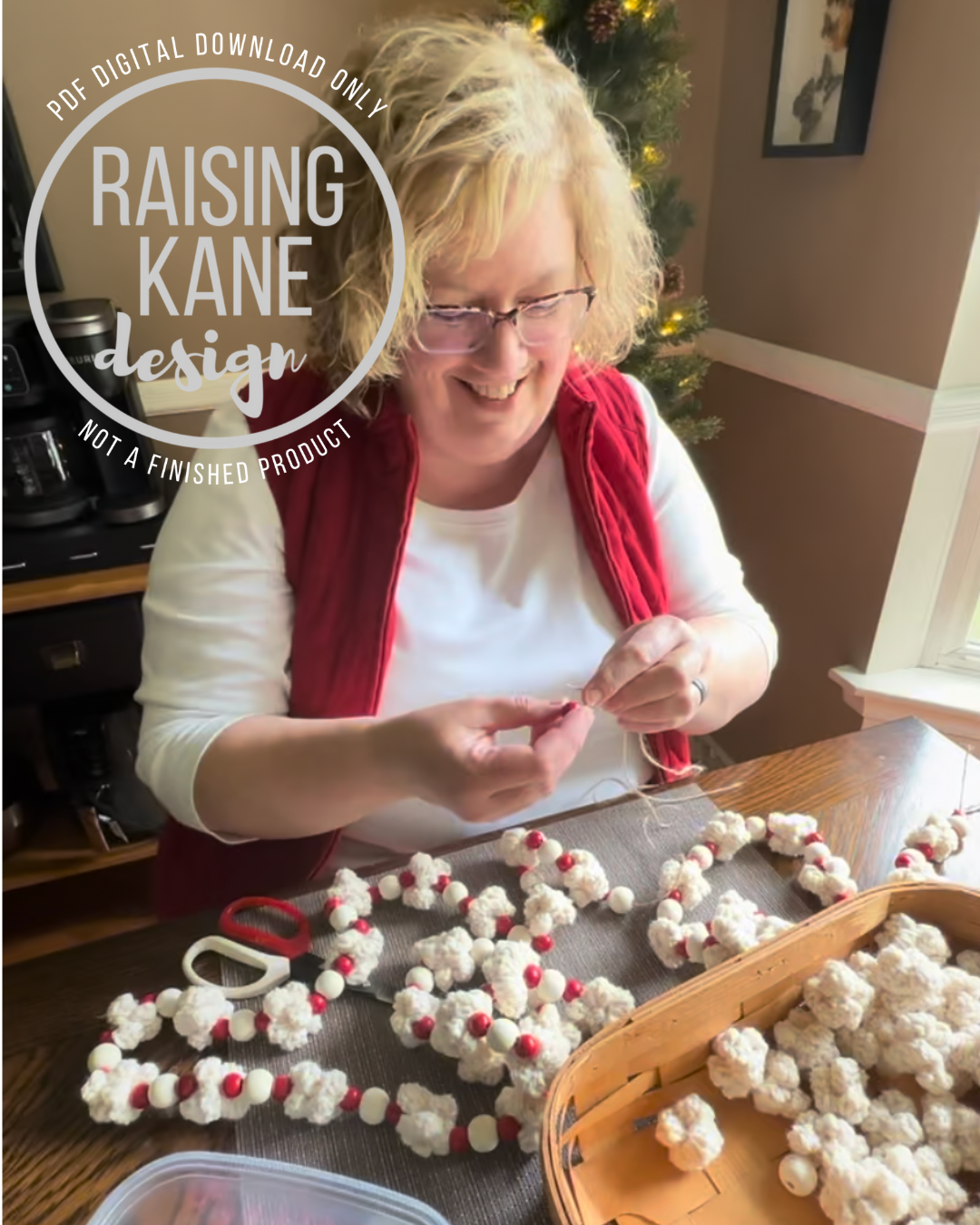 Crochet Popcorn Garland Guide