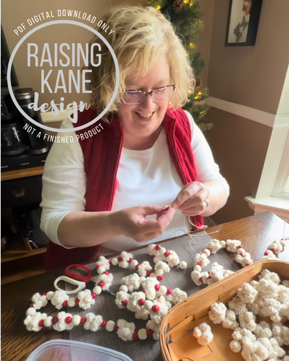 Crochet Popcorn Garland Guide