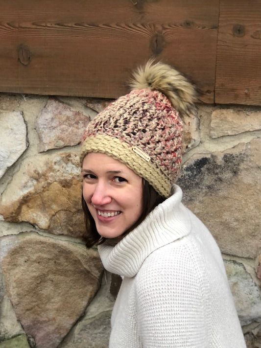 Jam Berry Wool Blend Beanie