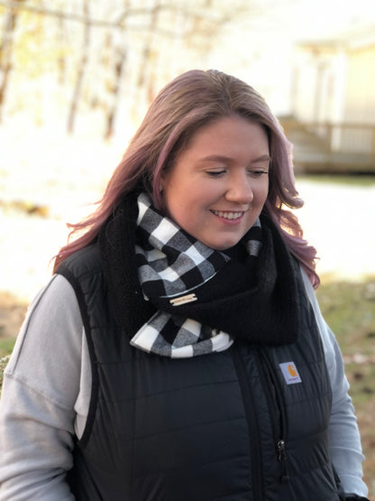 Knit & Flannel Infinity scarf