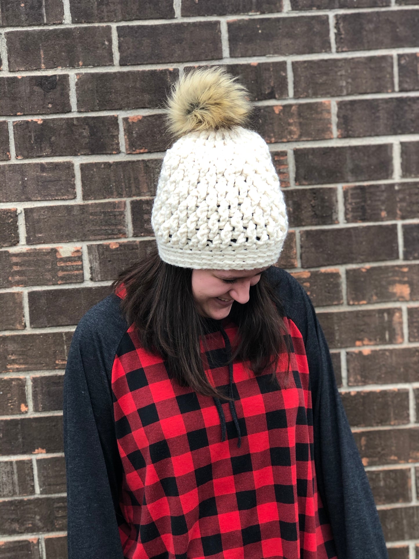 Fisherman Wool Blend Pebbles Beanie