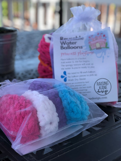 Reusable Crochet Water Balloons - Princess Playtime