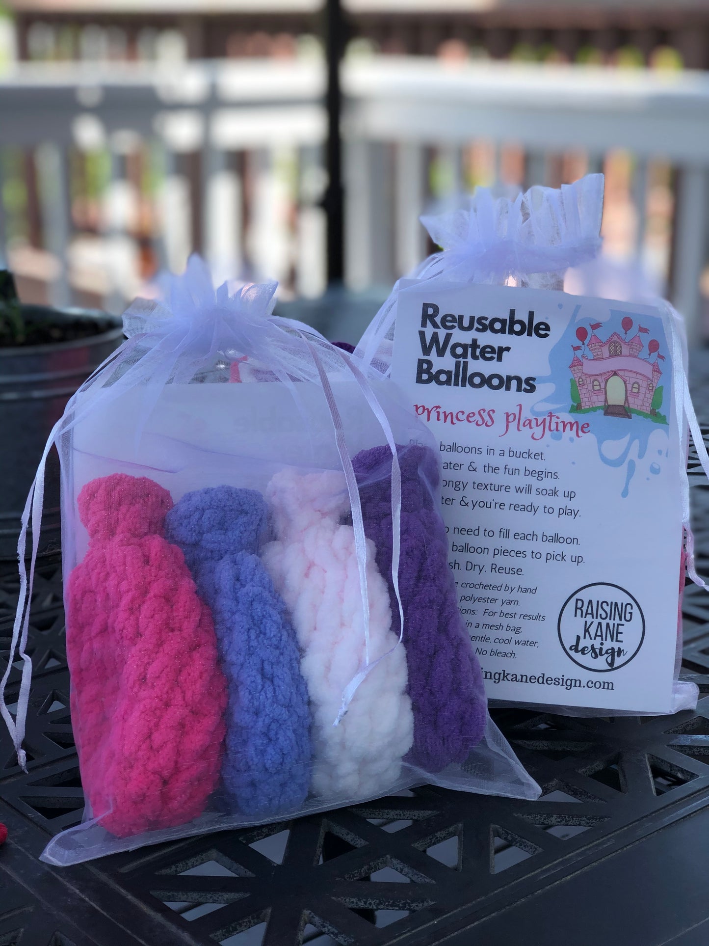 Reusable Crochet Water Balloons - Princess Playtime