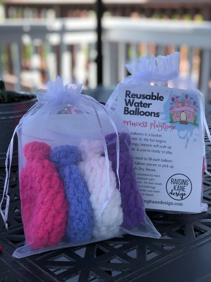 Reusable Crochet Water Balloons - Princess Playtime