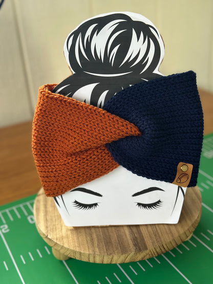 Handmade Knit Ear Wrap with Faux Twist (Copy) (Copy)