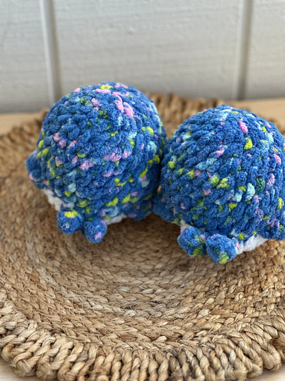 Crochet Plush Whale – Handmade Stuffed Animal
