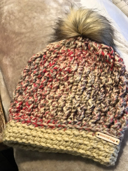 Jam Berry Wool Blend Beanie