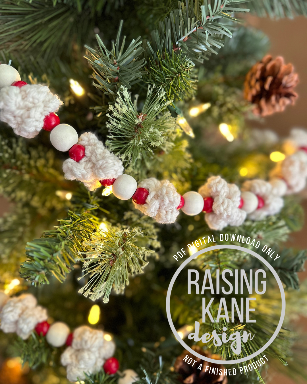 Crochet Popcorn Garland Guide