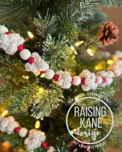 Crochet Popcorn Garland Guide