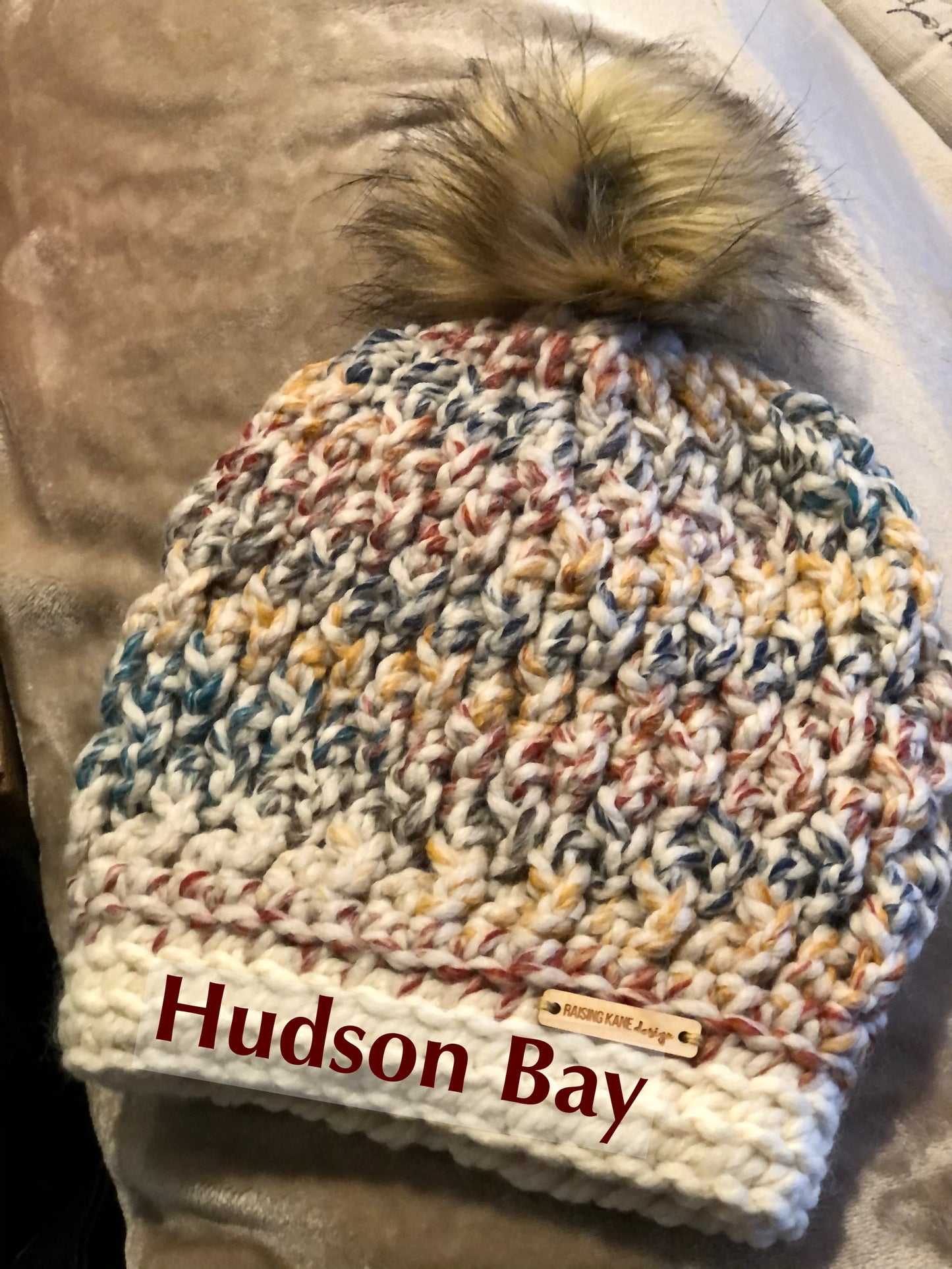 Hudson Wool Blend Pebbles Beanie