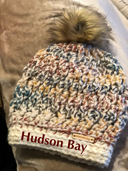 Hudson Wool Blend Pebbles Beanie